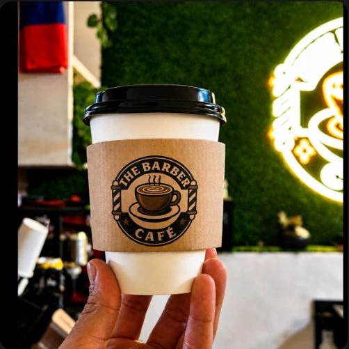 The Barber Café cup